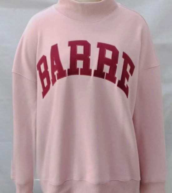 Pink and Red Mockneck Barre
